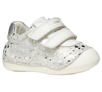 Geox Baby Girls B TUTIM B Sneaker, White/Silver, 2.5 UK Child