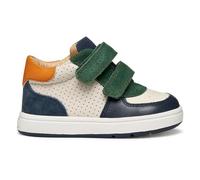 Geox Baby B Biglia Boy First Steps Ivory/Green, 25 EU