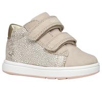Geox Baby B BIGLIA Girl C Sneaker, Beige/Platinum, 7 UK Child