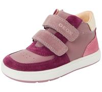 Geox Baby B Biglia Girl First Steps Rose, Smoke/Dk Purple, 25 EU