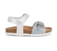 Geox Baby B Chalki Girl Sandal, White Silver, 4.5 UK Child