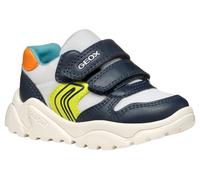Geox Baby B CIUFCIUF BOY A Sneaker, White/Navy, 7 UK Child