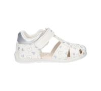 Geox Baby B Elthan Girl C Sandal, White Silver, 6 UK Child