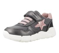 Geox Baby B FLEXYPER MINI Girl Sneaker, DK Grey/LT Rose, 5 UK Child