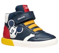 Geox Baby B GISLI BOY Sneaker, Navy/RED, 4.5 UK Child