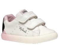 Geox Baby B GISLI Girl D Sneaker, White/Pink, 6 UK Child