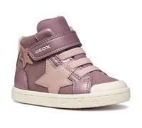 Geox Baby B GISLI Girl Sneaker, DK Pink, 7 UK Child