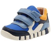 Geox Baby B IUPIDOO BOY First Walker Shoe, Royal/DK Yellow, 3 UK Child