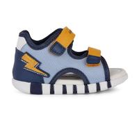 Geox Baby B Iupidoo Boy Sandal, Lt Navy Yellow, 7 UK Child