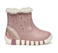 Geox Baby B IUPIDOO Girl First Walker Shoe, Antique Rose/PLATINU, 5 UK Child
