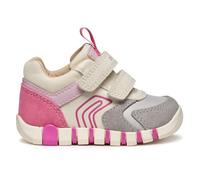 Geox Baby B Iupidoo Girl First Steps Grey/Fuchsia, 26 EU