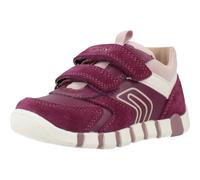 Geox Baby B IUPIDOO Girl First Walker Shoe, DK Purple/Rose, 4.5 UK Child