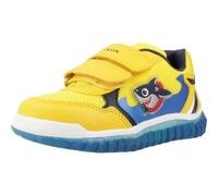 Geox Baby B LIGHTYLOO BOY A Sneaker, Yellow/Sky, 6 UK Child