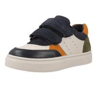 Geox Baby B NASHIK BOY Sneaker, LT Ivory/Navy, 7 UK Child