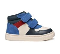 Geox B NASHIK BOY Sneaker, LT Ivory/Royal, 8.5 UK Child