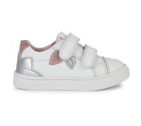 Geox Baby B Nashik Girl C Sneaker, White Silver, 5.5 UK Child