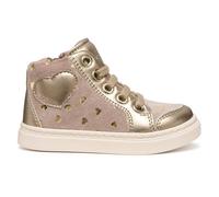 Geox Baby B NASHIK Girl Sneaker, Dark Beige, 7 UK Child