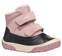 Geox Baby B OMAR Girl WPF C Ankle Boot, Black/Rose, 3 UK Child
