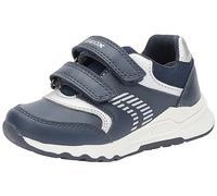 Geox Baby B Pyrip Boy A Sneaker, Navy Silver, 4.5 UK Child