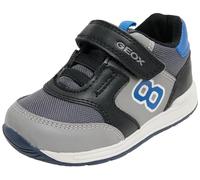 Geox Baby B Rishon Boy A Sneaker, Grey Black, 2.5 UK Child