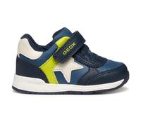 Geox Baby B Rishon Boy First Steps Navy/Fluo Green, 24 EU