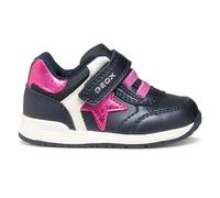 Geox Baby B RISHON Girl First Walker Shoe, Navy/Fuchsia, 6 UK Child