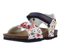 Geox Baby B Sandal CHALKI BOY, White/Red, 3.5 UK Child