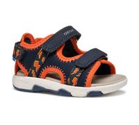 Geox Baby B Sandal Multy BOY, Navy/Orange, 6 UK Child