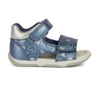 Geox Baby B Sandal Tapuz Girl, Sky Silver, 3 UK Child