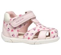 Geox Baby B Sandal ZAPITO Girl, Lt Pink/White, 3 UK Child