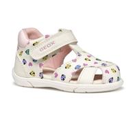 Geox Baby B Sandal ZAPITO Girl, White/Multicolor, 2.5 UK Child