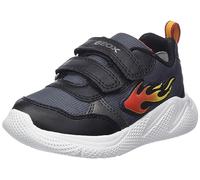 Geox Baby B Sprintye Boy C Sneaker, Black Red, 5 UK Child