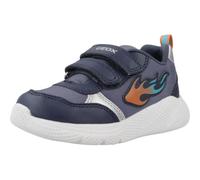 Geox Baby B Sprintye Boy C Sneaker, Dk Blue Orange, 3.5 UK Child