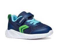 Geox Baby B SPRINTYE BOY C Sneaker, Navy/Lt Green, 3.5 UK Child
