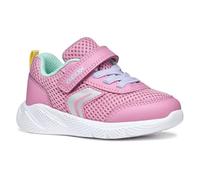 Geox Baby B SPRINTYE Girl D Sneaker, Pink/Watersea, 5 UK Child