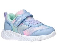 Geox Baby B SPRINTYE Girl D Sneaker, Sky/Multicolor, 4.5 UK Child