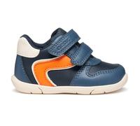 Geox Baby B ZAPITO BOY First Walker Shoe, AVIO/Orange, 3.5 UK Child
