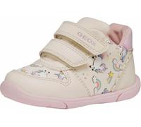Geox Baby B ZAPITO Girl A Sneaker, Ivory/Pink, 2.5 UK Child