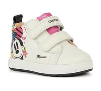 Geox Baby Biglia Girl B Sneaker, White Black, 4.5 UK Child
