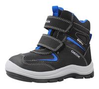 Geox Baby Boy Boots FLANFIL BOY WPF,Infant Children Winter Boots,Winter Boots,Outdoor Children Shoes,Warm,Lined,Removable Insole,Waterproof,Black/Royal,21 EU / 4.5 UK Child