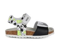 Geox Baby Boys' B Chalki Boy Sandals, White Fluo Yellow, 3.5 UK