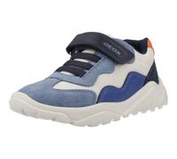 Geox Baby Boys' B Ciufciuf Boy Trainers, Ivory Lt Blue, 5 UK