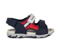 Geox Baby Boys' B Flaffee Boy Sandal, Navy red, 24 EU