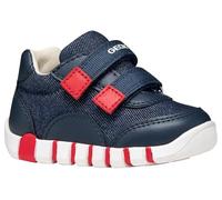 Geox Baby Boys' B IUPIDOO Boy C Trainers, Navy/Red, 18 EU