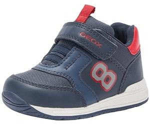 Geox Baby Boys' B Rishon Boy A Trainers, Navy Red C, 2.5 UK