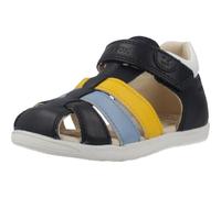 Geox Baby Boys' B Sandal Macchia BoySandal, Navy Dk Yellow, 5 UK