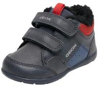 Geox Baby Elthan Boy B Sneaker, Navy red, 2.5 UK Child