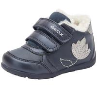 Geox Baby Elthan Girl B Sneaker, Navy Dk Silver, 5 UK Child