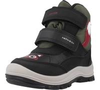 Geox Baby FLANFIL BOY B ABX Snow Boot, Black/DK Green, 3 UK Child