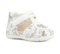 Geox Baby Girl B Elthan Girl C Sandal, White silver, 5 UK